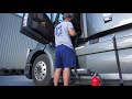 How to install semi truck seats