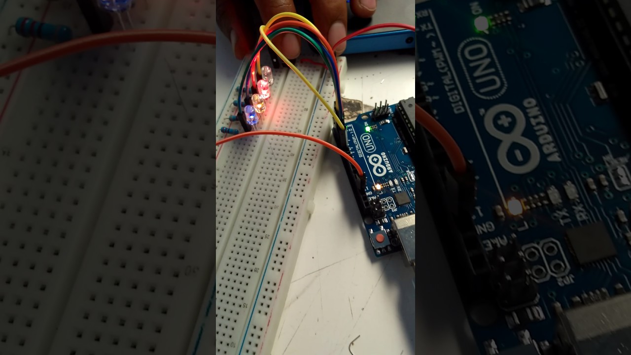 sumador de 4 bits con arduino - YouTube