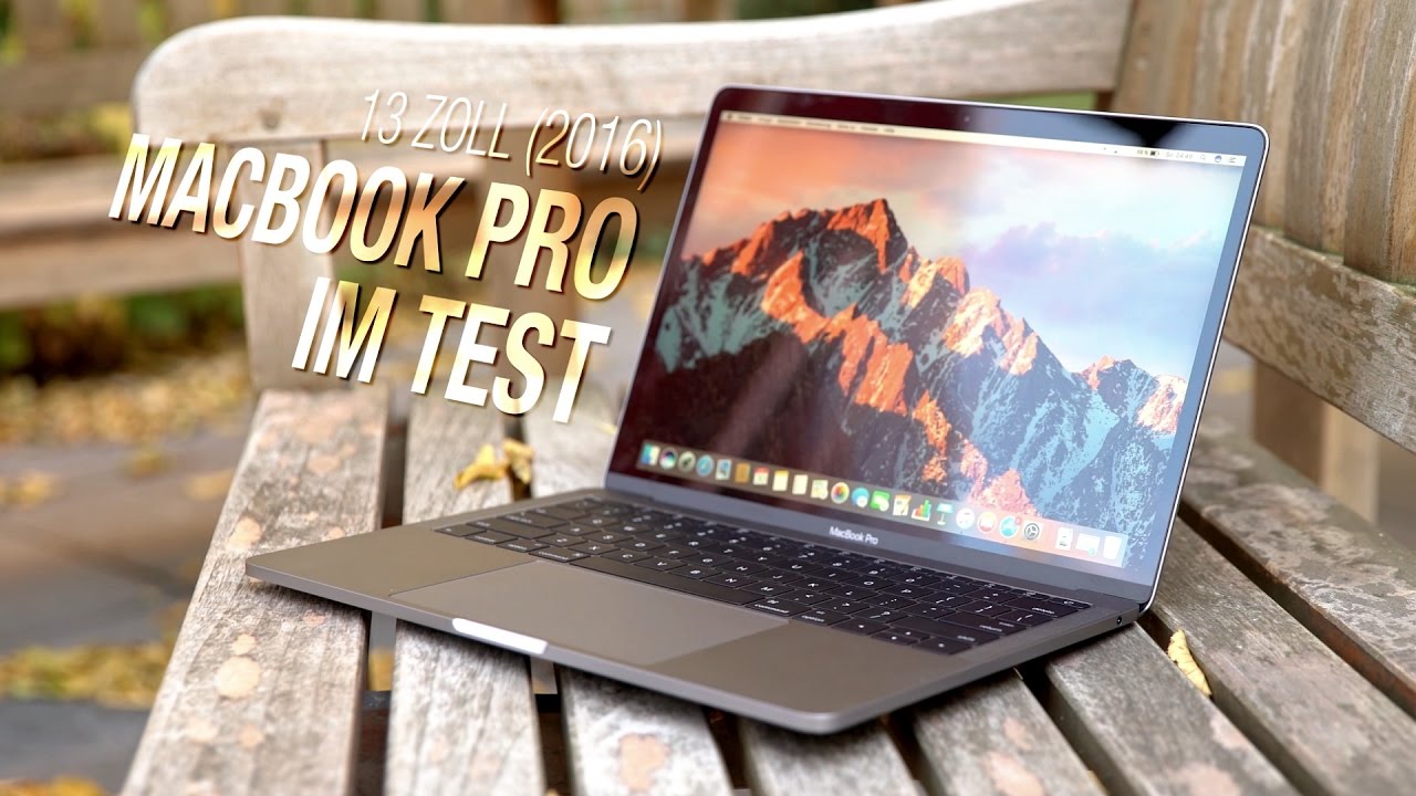 Macbook Pro 13 Zoll Von 16 Im Test Giga De Youtube