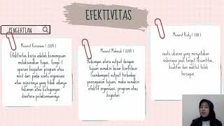 Pengertian Efisiensi dan Efektivitas