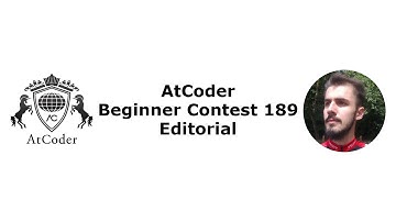AtCoder Beginner Contest 189 Editorial
