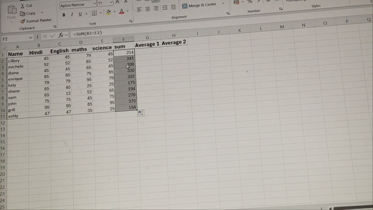 Basic excel to advance part 1 