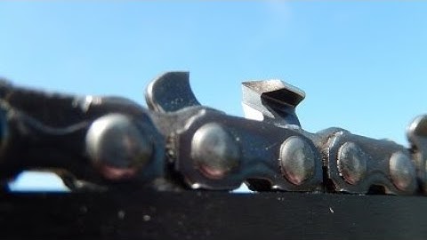 Affûtage à la lime trapèze double pour bois dur. Square ground filing