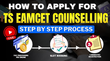 How to Apply for TS EAMCET Counselling-2025 | Step By Step Process. #counselling2025
