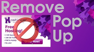 How To Remove Hostinger Pop-Up Ad From 000Webhost Forever