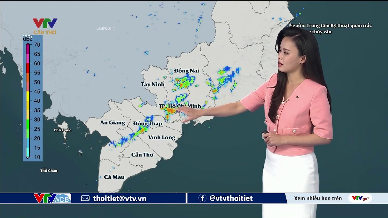 Dự báo thời tiết Tây Nam Bộ ngày mai 08/03/2026 | VTVWDB