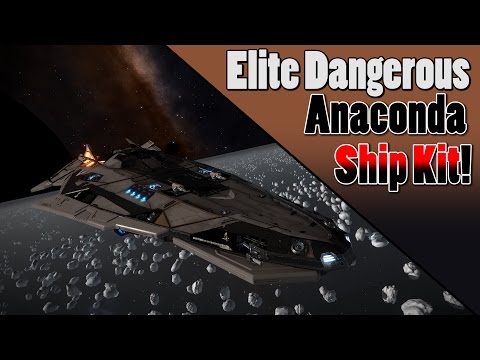 Elite dangerous boa ship based on anaconda ship with plain background