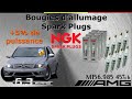 Mercedes w204 c63 amg 62 457ch m156985  ep 3  bougies dallumage spark plugs fini les rates