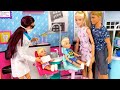 Barbie & Ken Family Dentist Visit & Toy Store Weekend Routine