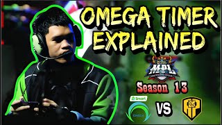 Unveiling the “18 MINUTES”: EXPLANATION behind the OMEGA TIMER |OMG vs APBR W6D3|MPL PH S13 Analysis