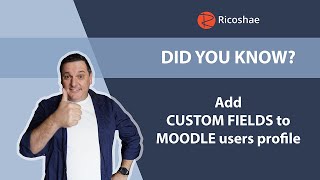 Did you know?  You can add CUSTOM FIELDS to MOODLE users profiles!