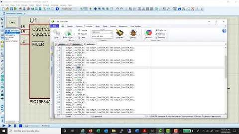 Uso de Proteus, ejemplos básicos en C.
