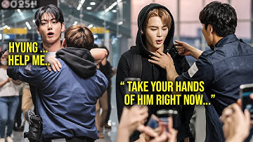 An Airport Guard RIPPED Jungkook’s Jacket—But What Jimin Did Made Him KNEEL and Beg for Forgiveness!