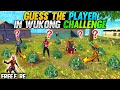 Guess The Player In Wukong Challenge 🤔 || Crazy Clash Squad Custom Room || Free Fire ||