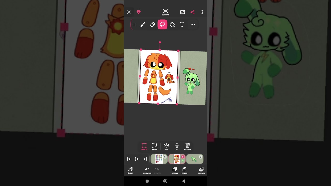 Fazendo um boneco de papel