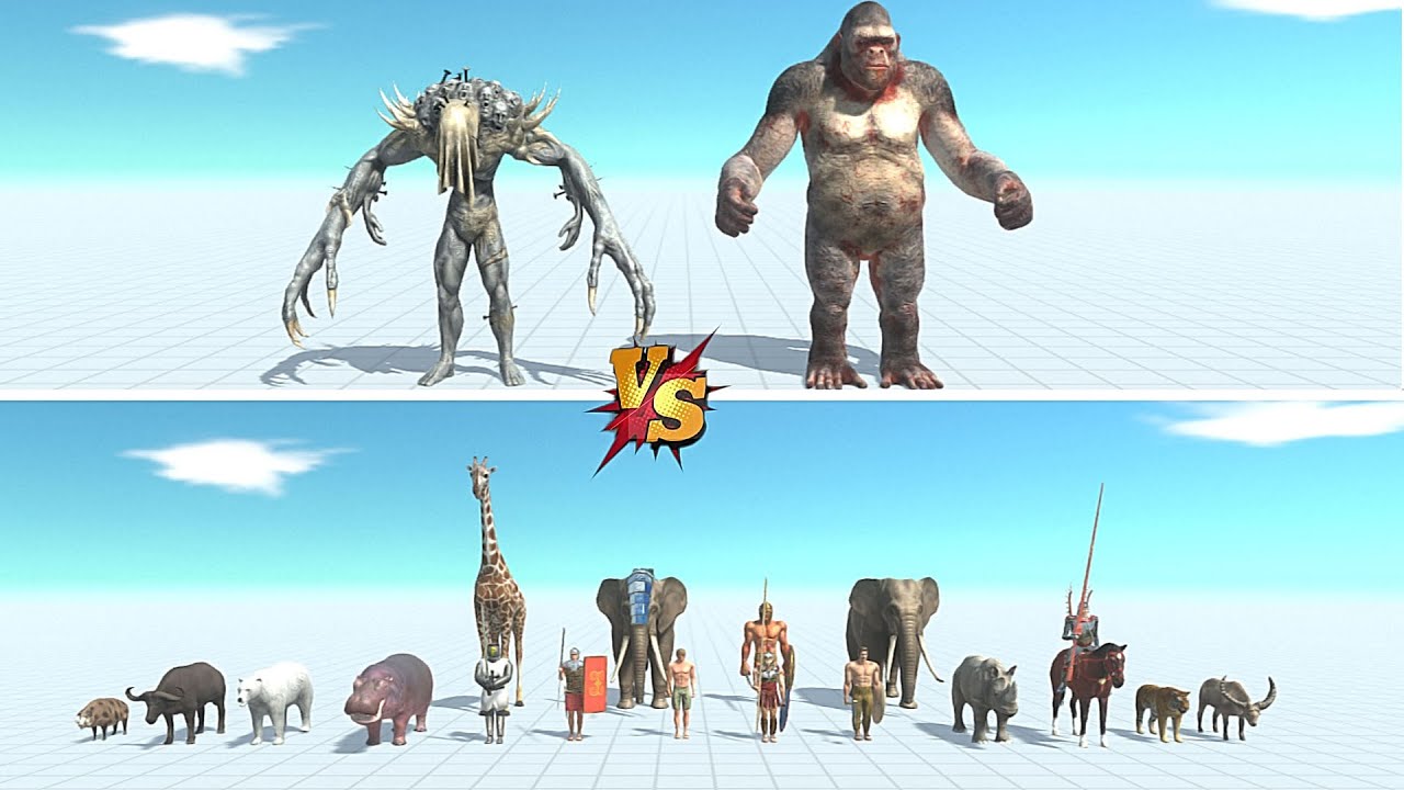 Scourge & Goro VS Ancient Army & Mammals - ARBS