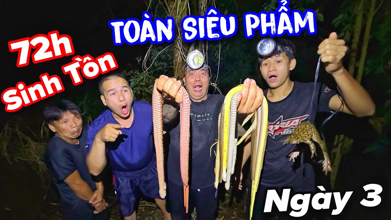 Ngày Cuối Cùng Bão Táp của chuyến sinh tồn 72h Thánh Xàm đón cơn mưa lớn và chiến lợi phẩm đêm 