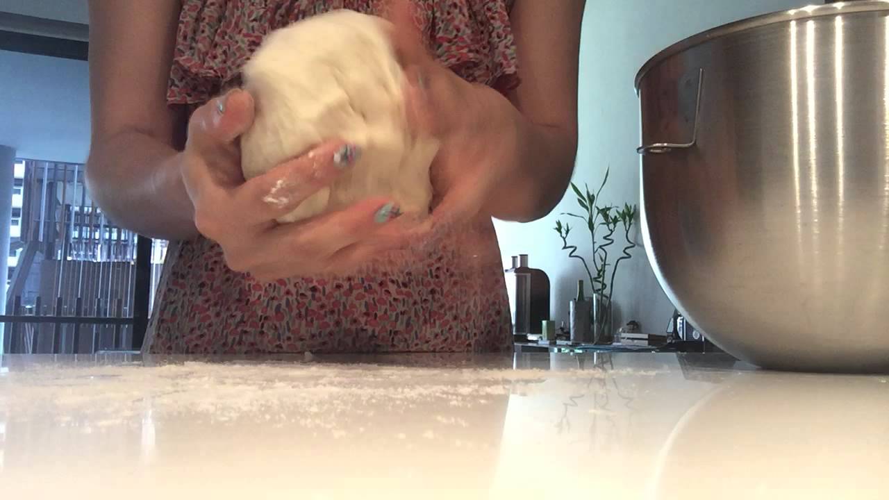 Kneading dumpling dough YouTube