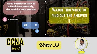 CCNA TELUGU: First Hop Redundancy Protocol