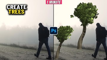 How to Add tree in Photoshop 2025