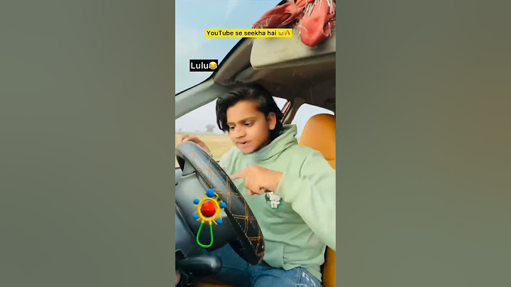 Lulu YouTube se car chalana sikha 😂 ll #funny #lulu #chaman #akashgamingbhai #gamer #car #viarl