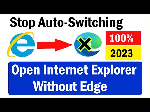 How to Open Internet Explorer without Microsoft edge | Internet explorer open but opens edge | #ie