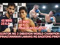 SUNTOK NG  3 DIBISYON WORLD CHAMPION TINAWANAN LANG NG BAGITONG PINOY BOXER INAKALANG MADALING LABAN