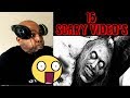 REACTING TO 15 INSANELY SCARY VIDEO'S - Try Not To Get Scared Challenge