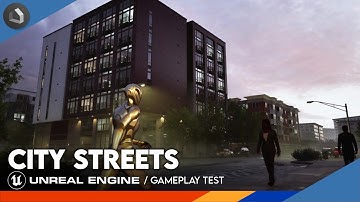 City Streets | Unreal Engine 5 | Gameplay Test