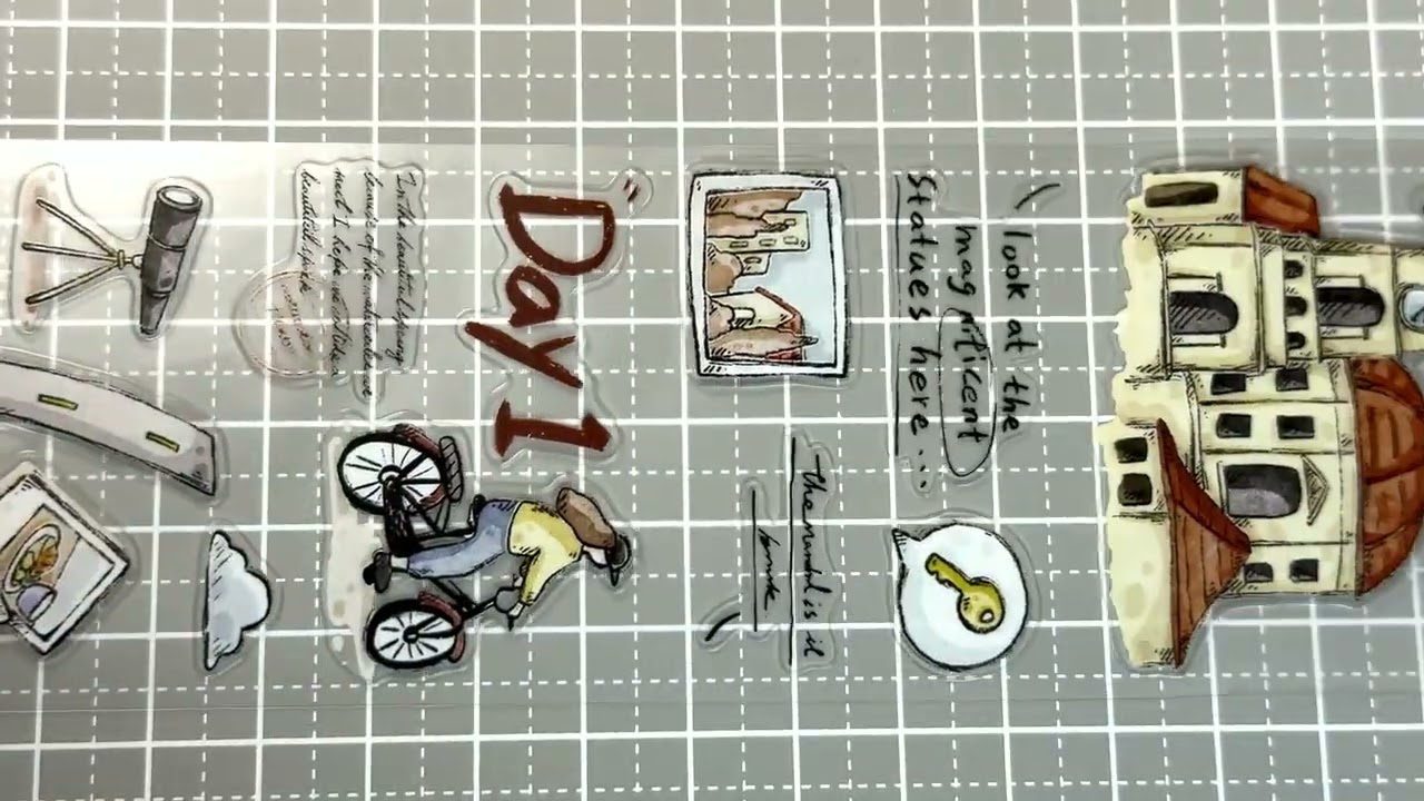 小白家】路途 -PETマット（ダイカット） - 沼のオアシス 海外マステの