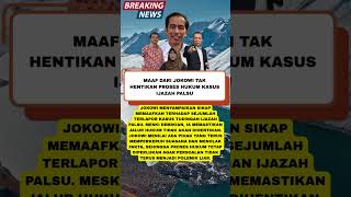 Download Lagu Maaf dari Jokowi Tak Hentikan Proses Hukum Kasus Ijazah Palsu MP3