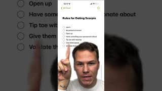 Rules for Dating a Scorpio #shorts