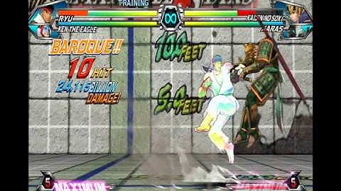 Tatsunoko vs Capcom Ryu Combo 1