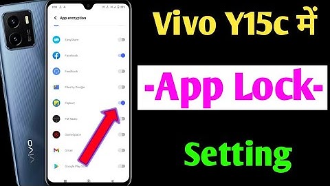 Vivo y15 c app lock setting / Vivo y15c me app lock kaise kare /how to set app lock Vivo y15c