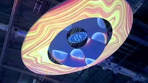 Video Projection Mapping onto polystyrene rings