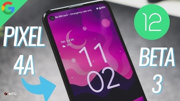 Pixel 4a Android 12 Beta 3: Material You