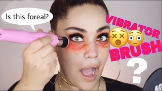 A SONIC MAKEUP BRUSH TO APPLY FOUNDATION | IS THIS FOREAL ?!