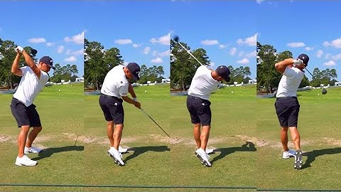 Xander Schauffele Golf Swing Sequence in Slow Motion