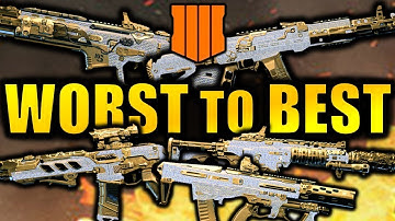 Black Ops 4: WORST to BEST Assault Rifles!