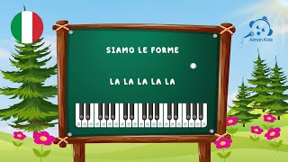 LA FILASTROCCA DELLE FORME 🎤🟡 Alman Kids Karaoke 🎤 🟡