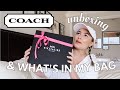 WHAT'S IN MY COACH MADISON BAG 2021| UNBOXING MY FIRST DESIGNER BAG