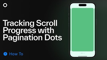 Tracking Scroll Progress with Pagination Dots