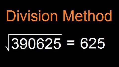 Shortest fastest method to find Square root of a large number | Short cut  - division method -  HARD
