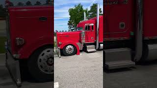 IN RED..🔥🔥🔥 #peterbilt #truck #trucking #custom #shorts