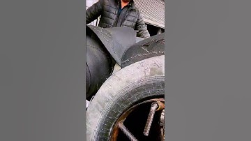 Tire cutting process sharing - good tools can improve the efficiency of doing things