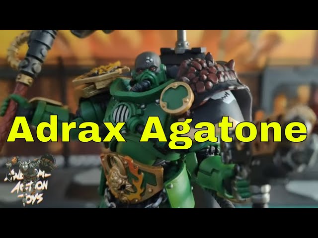 Warhammer 40K Salamanders Captain Adrax Agatone 1/18 Scale Figure