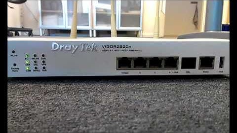 DrayTek Vigor 2820n reboots