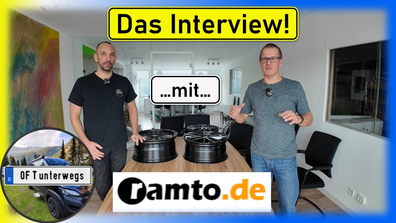 Felgen, Fahrwerke & mehr für Wohnmobile | Im Interview mit ramto.de | Tipps und Tricks 