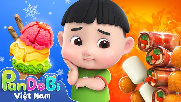 Đồ ăn nóng và lạnh | Món ăn tốt cho sức khoẻ | Nhạc thiếu nhi vui nhộn | Super Pandobi