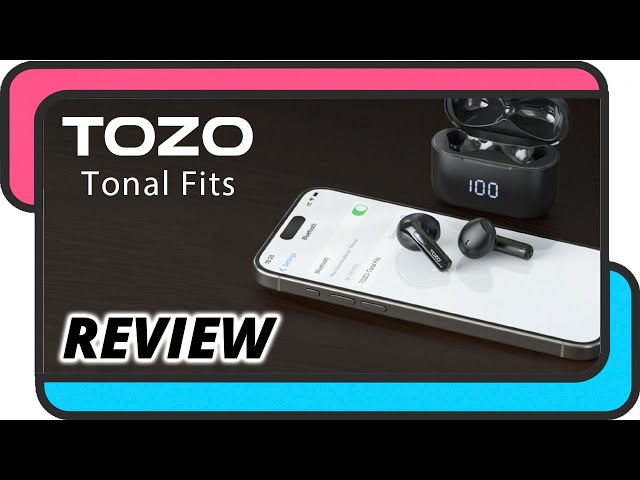 TOZO Tonal Fits(T21) Bluetooth 5.3 Kopfhörer Digitale LED-Anzeige Wasserdicht
